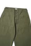 CIOTA (シオタ)Back Satin Baker Pants (Wide Straight / Stone Wash) バックサテンベイカーパンツ ワイドストレート ストーンウォッシュ PTLM-152-SW -16