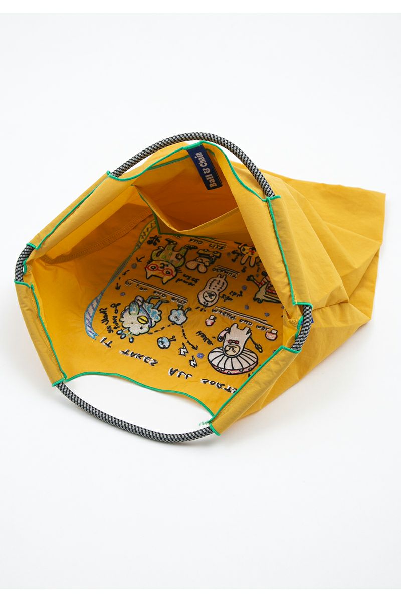 Ball & Chain(ボールアンドチェーン)B.IT TAKES ALL SORTS (M) ボビーダズラー ショッピングバック トートバッグ 322005 -5