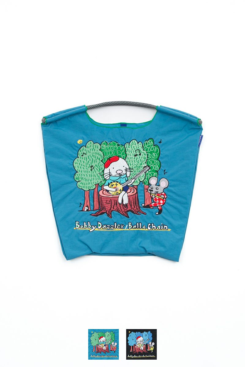 Ball & Chain(ボールアンドチェーン)B.Rabbit Guitar (M) ボビーダズラー ラビットギターM ショッピングバック トートバッグ 322006
