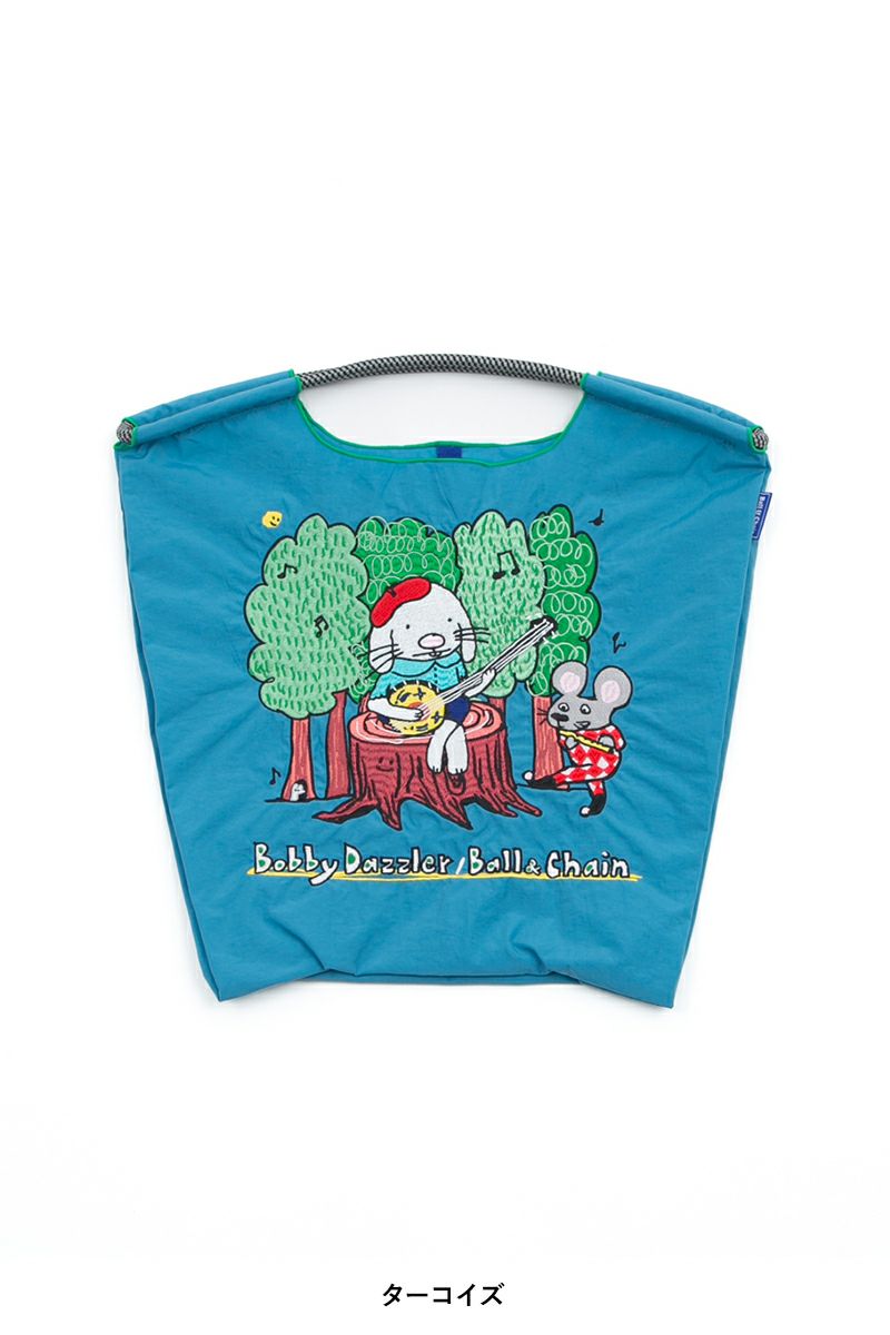 Ball & Chain(ボールアンドチェーン)B.Rabbit Guitar (M) ボビーダズラー ラビットギターM ショッピングバック トートバッグ 322006 -6