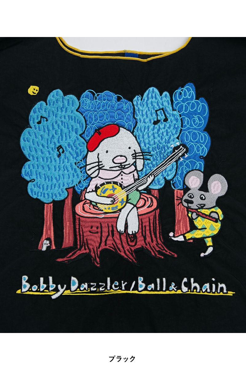 Ball & Chain(ボールアンドチェーン)B.Rabbit Guitar (M) ボビーダズラー ラビットギターM ショッピングバック トートバッグ 322006 -9