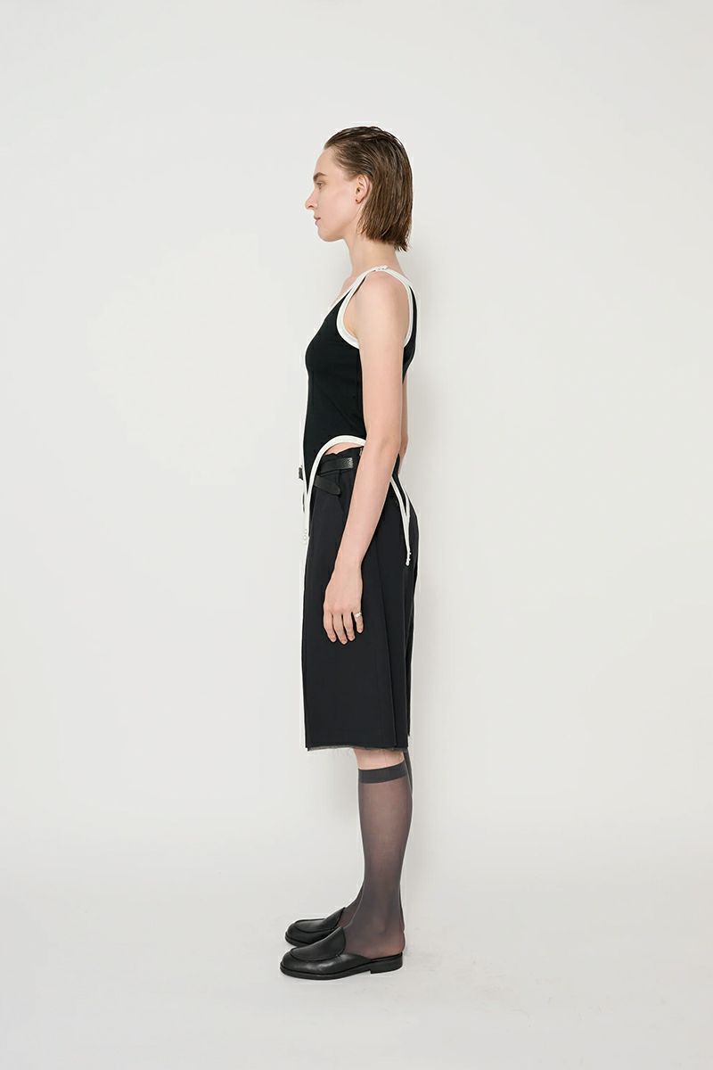 JANE SMITH(ジェーンスミス)COTTON RIB UP AND DOWN TANK TOP コットンリブ アップ＆ダウン タンクトップ 25SCT-#711L -2