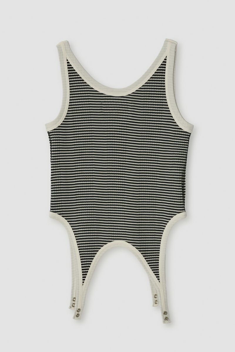 JANE SMITH(ジェーンスミス)COTTON RIB UP AND DOWN TANK TOP コットンリブ アップ＆ダウン タンクトップ 25SCT-#711L -6