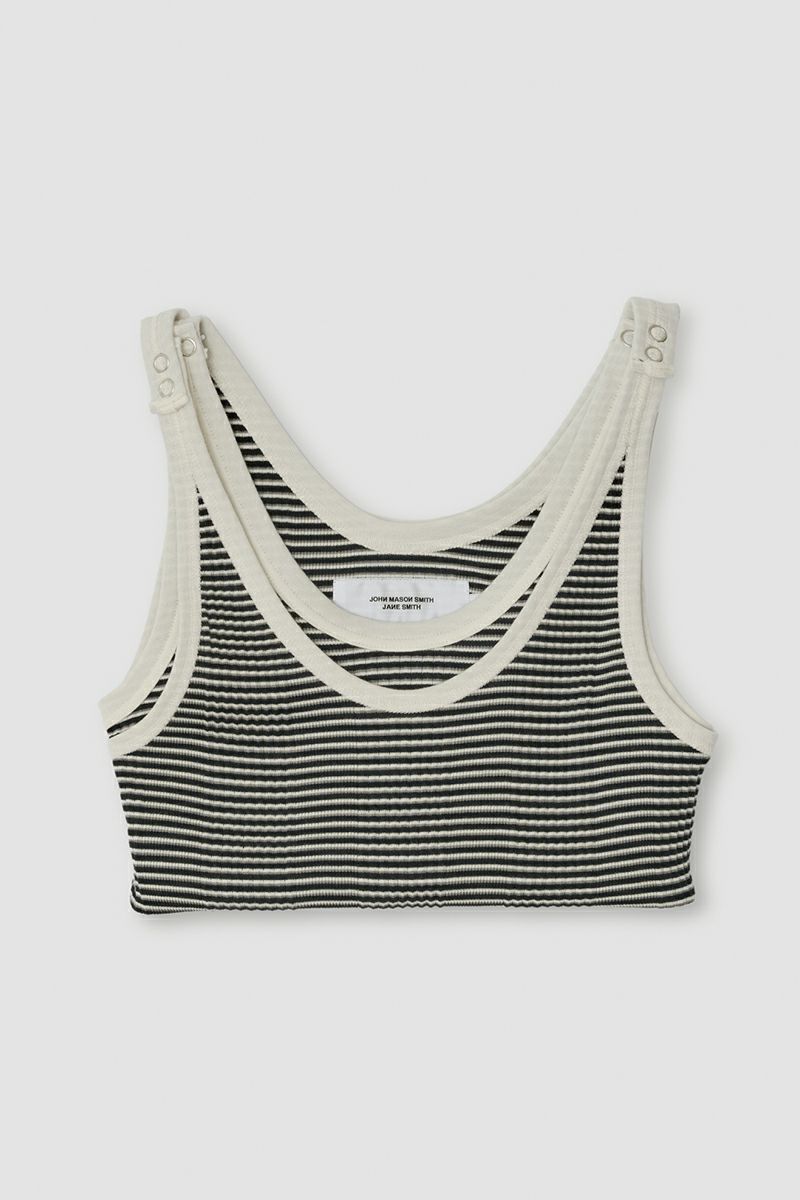 JANE SMITH(ジェーンスミス)COTTON RIB UP AND DOWN TANK TOP コットンリブ アップ＆ダウン タンクトップ 25SCT-#711L -7