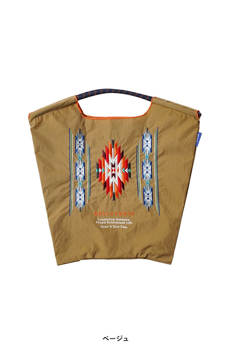 Ball & Chain(ボールアンドチェーン)NATIVE-2 (M) ネイティブM ショッピングバック トートバッグ 301053 -6