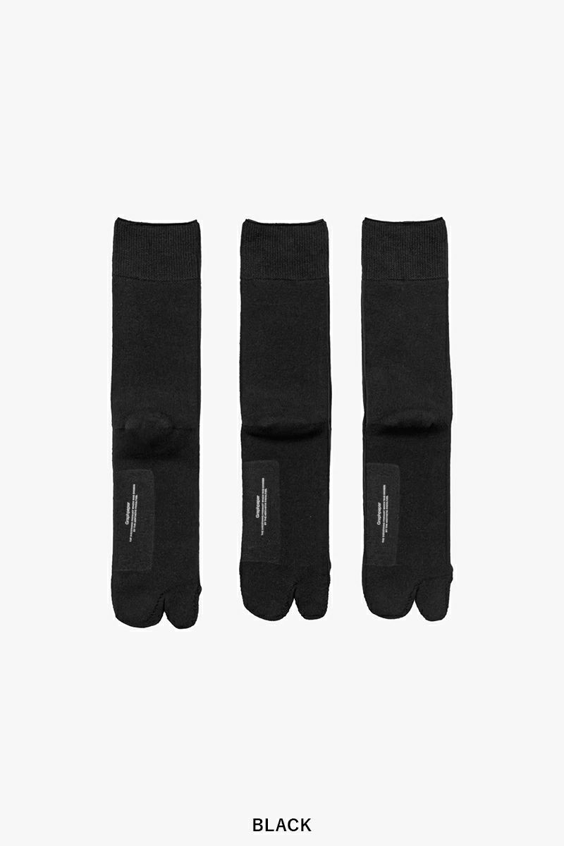 Graphpaper(グラフペーパー)Graphpaper TABI 3-Pack Socks グラフペーパー足袋3パックソックス GU251-90228B -6