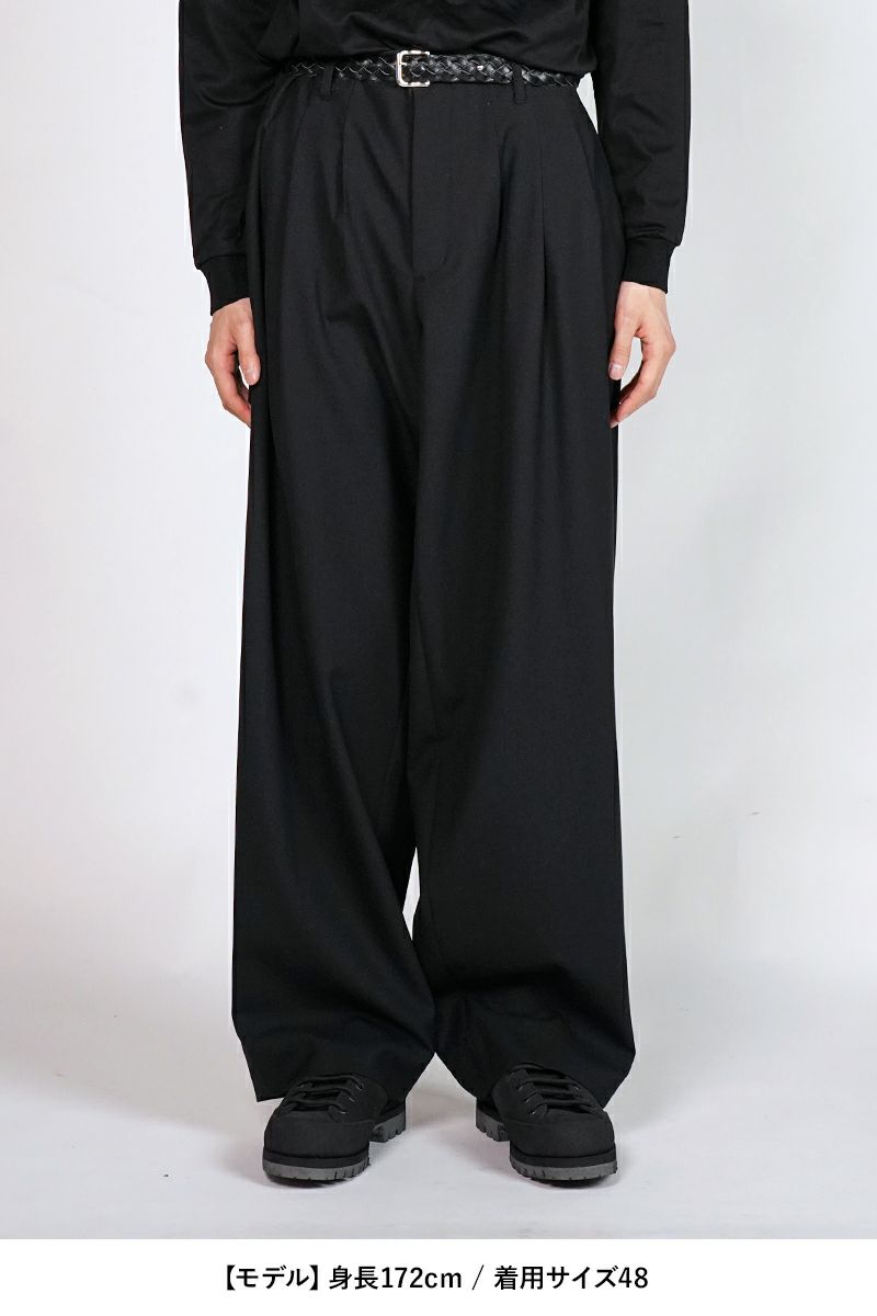Rich I(リッチアイ)3 TUCK TROUSERS 3タックトラウザース Rich I-07-PT-01 -7
