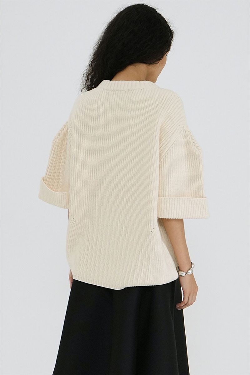 CLANE(クラネ)OVER HALF SLEEVE KNIT TOPS オーバーハーフスリーブニットトップス 18106-2082 -10