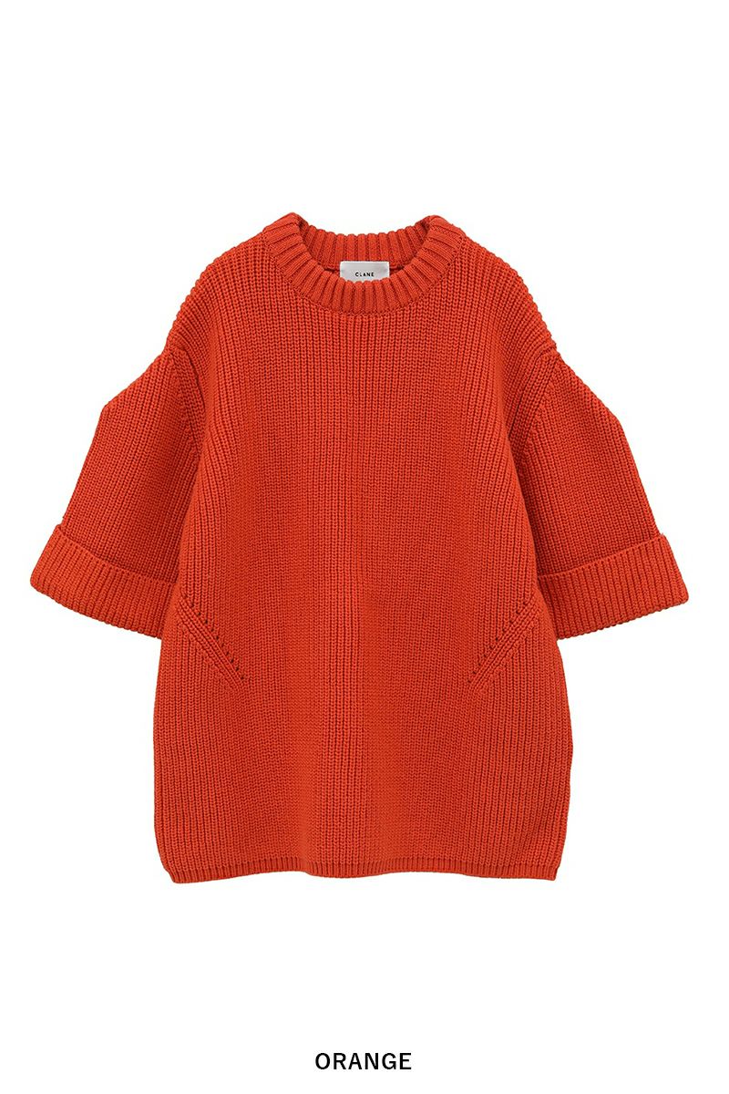 CLANE(クラネ)OVER HALF SLEEVE KNIT TOPS オーバーハーフスリーブニットトップス 18106-2082 -20