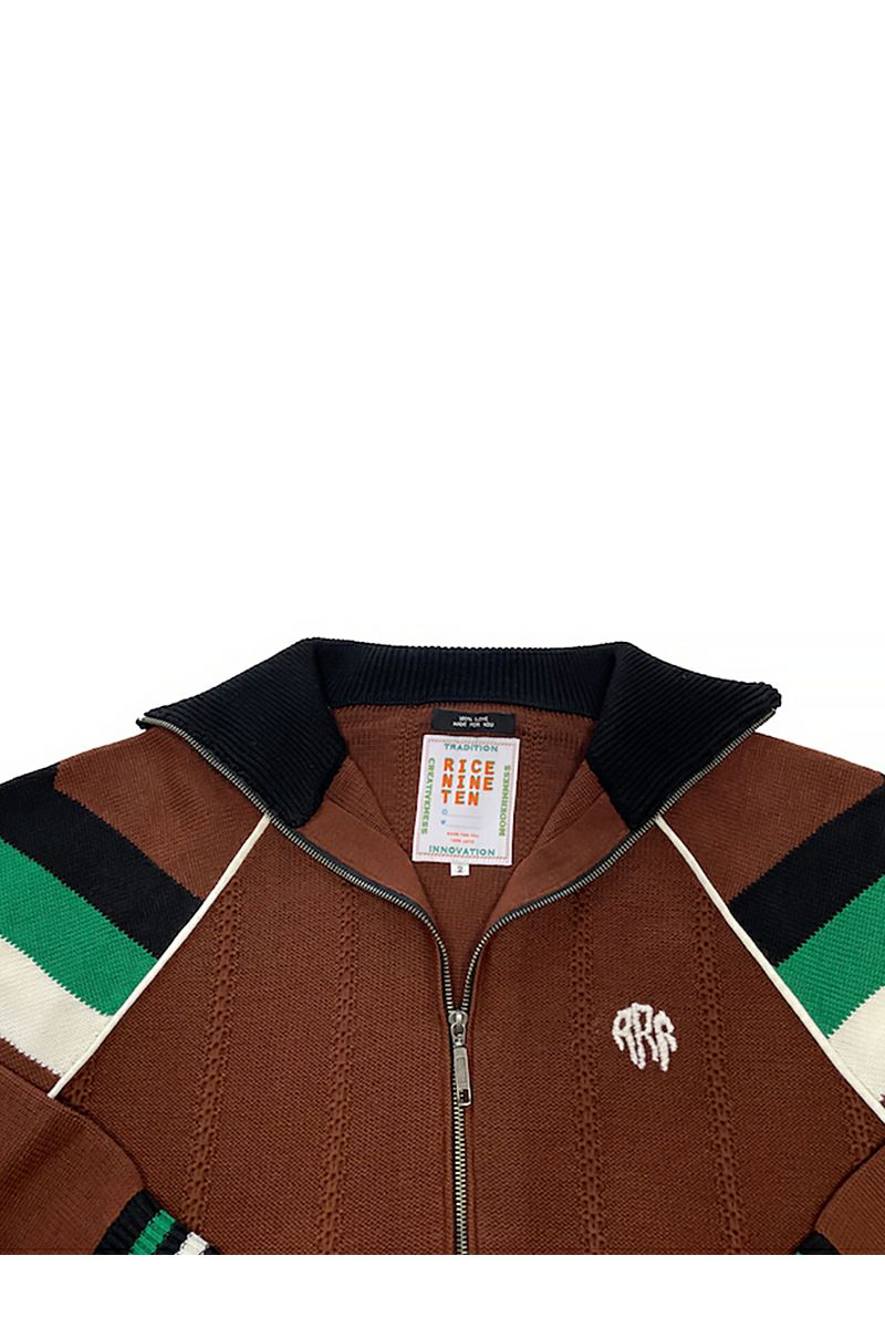 RICE NINE TEN(ライスナインテン)KNITTED TRACK JACKET ニッティングトラックジャケット KN-TRACK -16