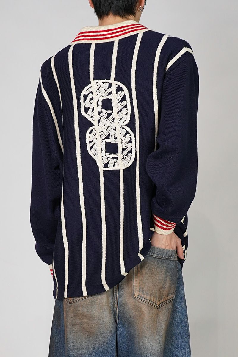 RICE NINE TEN(ライスナインテン)KNITTING LONG SLEEVE SOCCER JERSEY ニッティング長袖サッカージャージー KN-LSOC -2