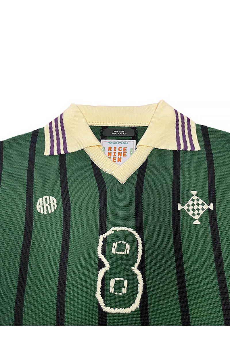 RICE NINE TEN(ライスナインテン)KNITTING LONG SLEEVE SOCCER JERSEY ニッティング長袖サッカージャージー KN-LSOC -16