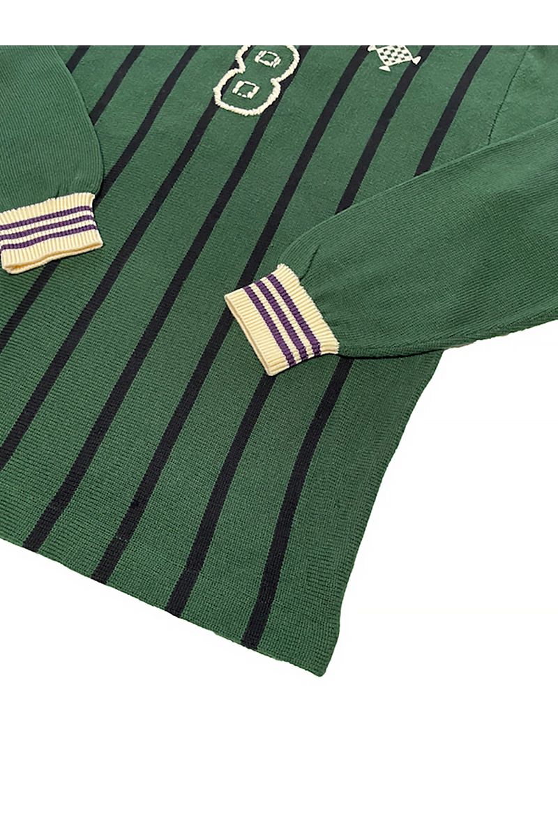 RICE NINE TEN(ライスナインテン)KNITTING LONG SLEEVE SOCCER JERSEY ニッティング長袖サッカージャージー KN-LSOC -18