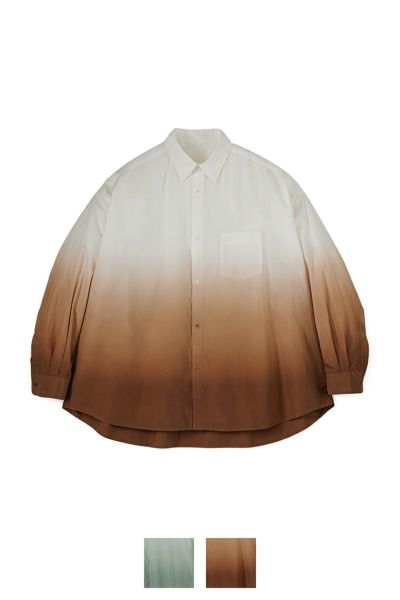 Graphpaper(グラフペーパー)Broad L/S Oversized Regular Collar Shirt ブロードオーバーサイズレギュラーカラー長袖シャツ GU251-50001C