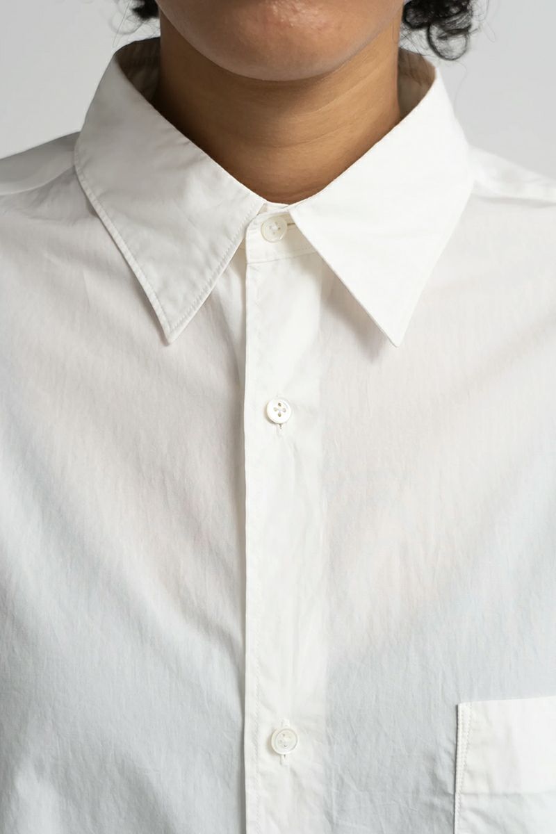 Graphpaper(グラフペーパー)Broad L/S Oversized Regular Collar Shirt ブロードオーバーサイズレギュラーカラー長袖シャツ GU251-50001C -2