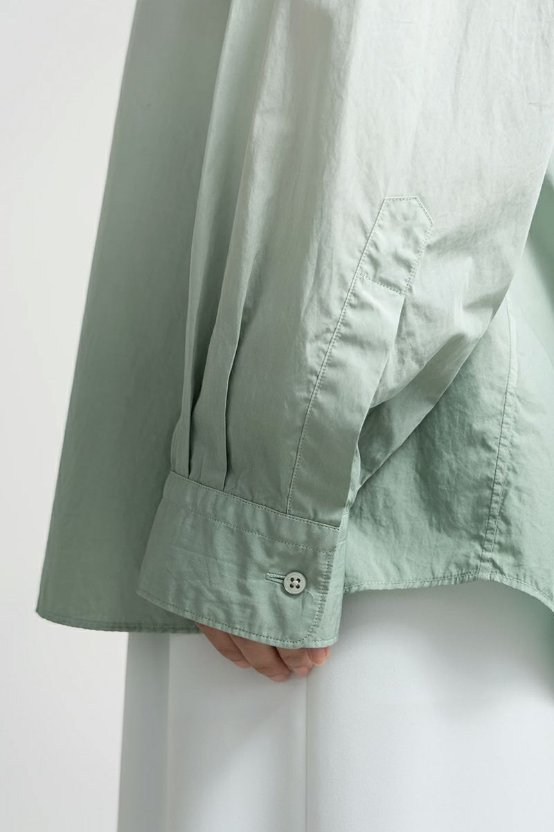 Graphpaper(グラフペーパー)Broad L/S Oversized Regular Collar Shirt ブロードオーバーサイズレギュラーカラー長袖シャツ GU251-50001C -5