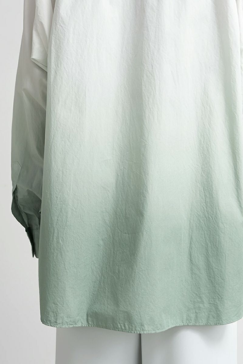 Graphpaper(グラフペーパー)Broad L/S Oversized Regular Collar Shirt ブロードオーバーサイズレギュラーカラー長袖シャツ GU251-50001C -9