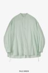 Graphpaper(グラフペーパー)Silicon Lawn Drawstring Band Collar Shirt シリコンローンドローストリングバンドカラーシャツ GL251-50296 -4
