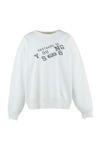 SAINT Mxxxxxx(セントマイケル)SM-HR8-0000-C38 / BJ_CREW NECK SWEAT / YOUNG / WHITE クルーネックスウェット