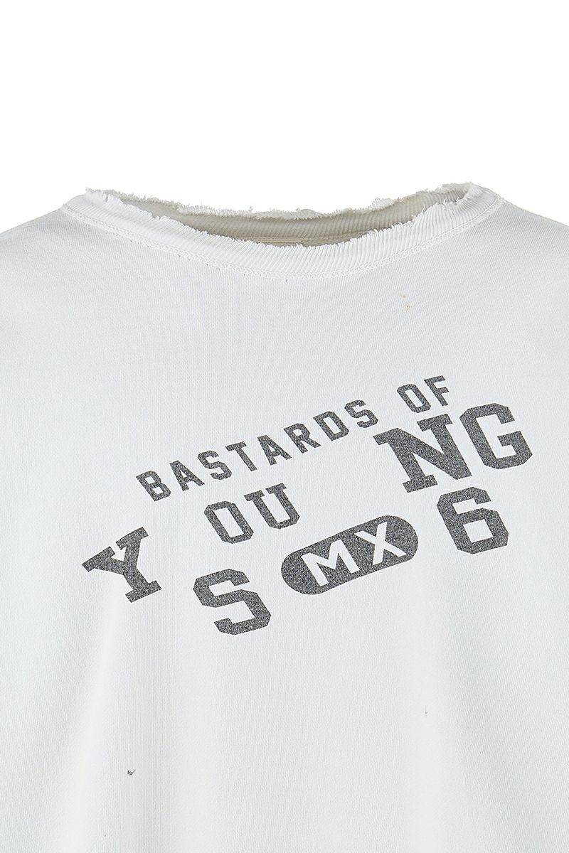 SAINT Mxxxxxx(セントマイケル)SM-HR8-0000-C38 / BJ_CREW NECK SWEAT / YOUNG / WHITE クルーネックスウェット -1