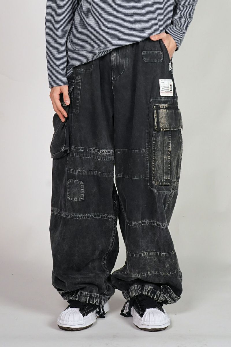 BTS ジミン着用 MIHARA YASUHIRO ロゴ Repair カーゴパンツ ２色 Maison MIHARA YASUHIRO ONLINE STORE（メゾンミハラヤスヒロ