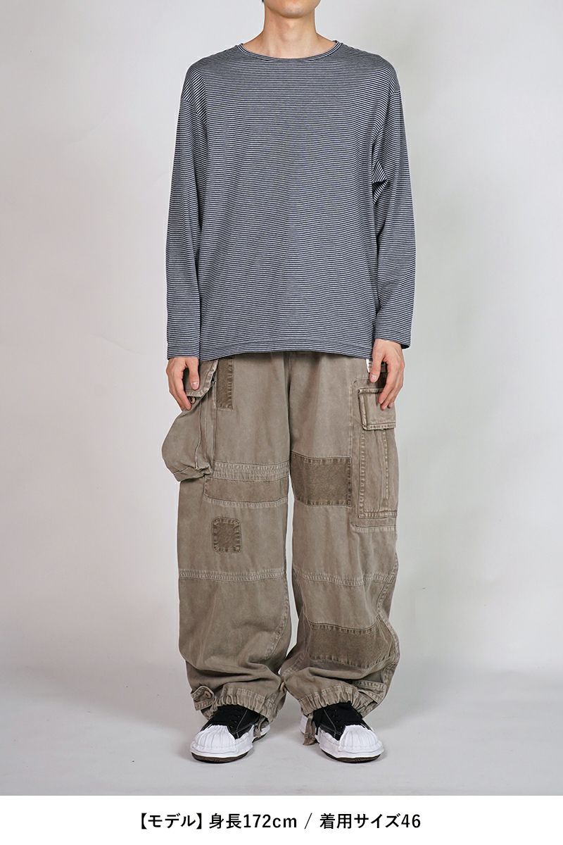 Maison MIHARA YASUHIRO(メゾン ミハラヤスヒロ)REPAIR CARGO TROUSERS リペアカーゴトラウザース A14PT053 -8