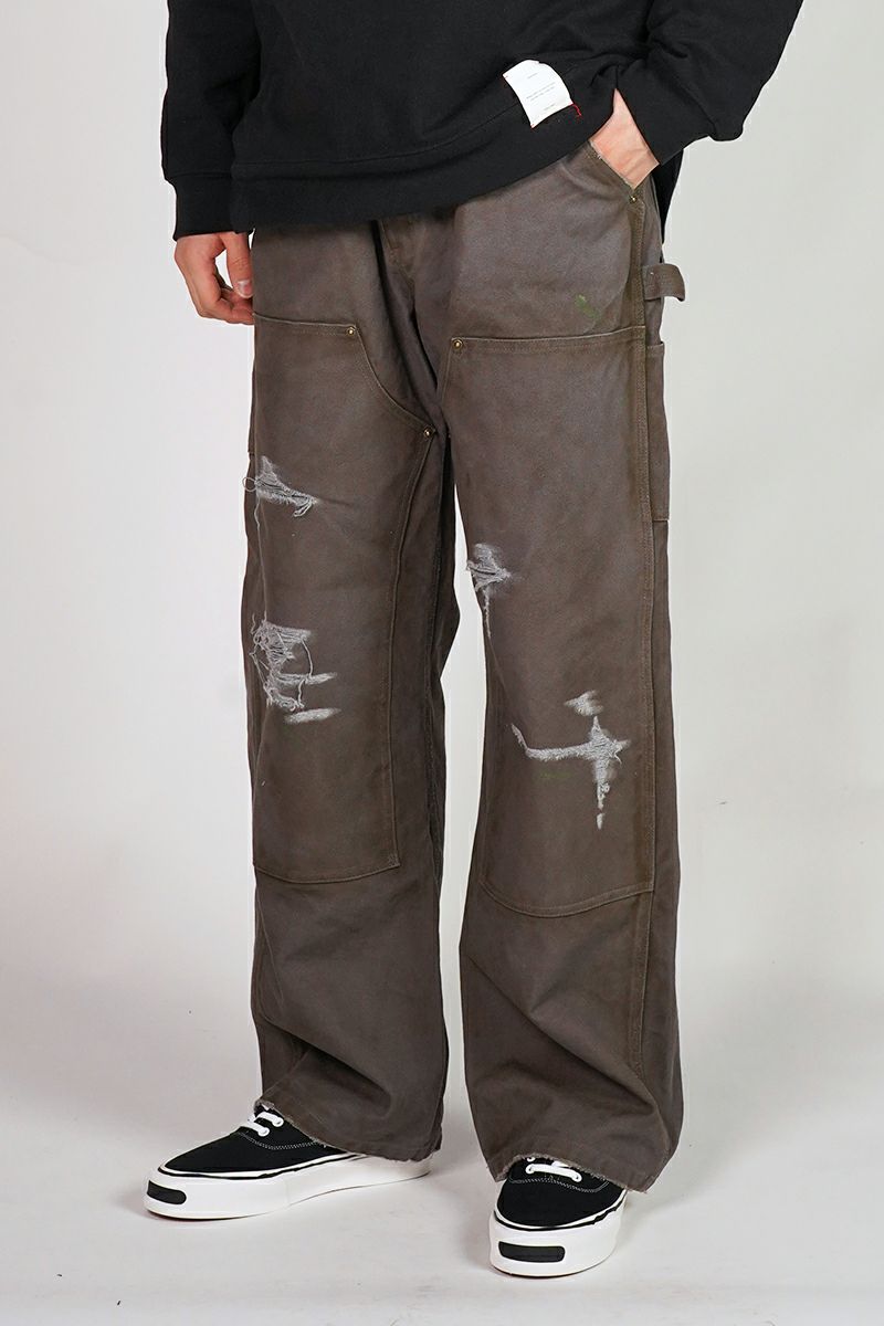 KAMIYA ペインターパンツ　G11PT026　サイズM KAMIYA カミヤ G11PT026 Boro Painter Pants ブラック メンズ