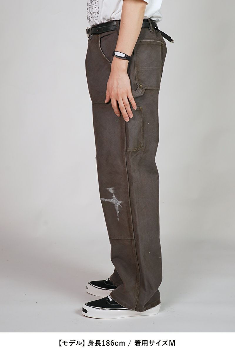 KAMIYA Boro Painter Pants ブラウンMサイズ Maison MIHARA YASUHIRO ONLINE STORE（メゾンミハラヤスヒロ