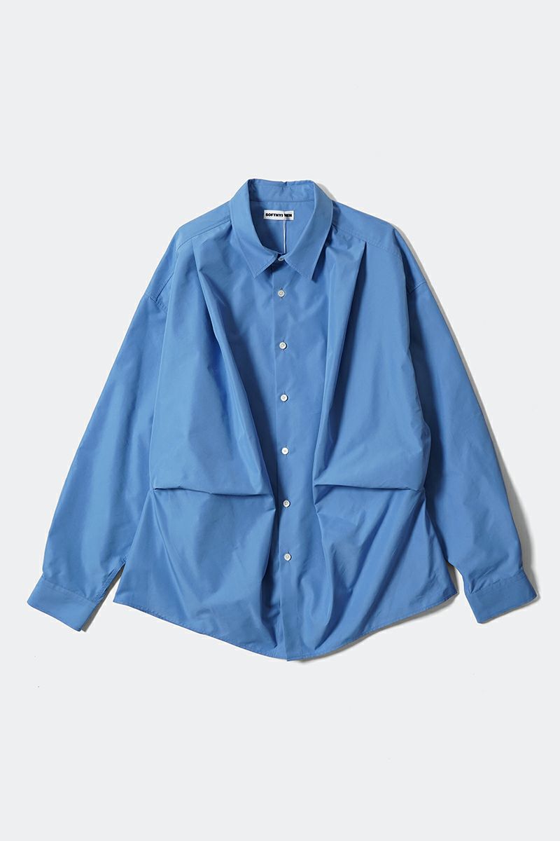 SOFTHYPHEN(ソフトハイフン)TUCKED DETAIL OVERSIZED SHIRT タックディティールオーバーサイズシャツ MGMFB251254