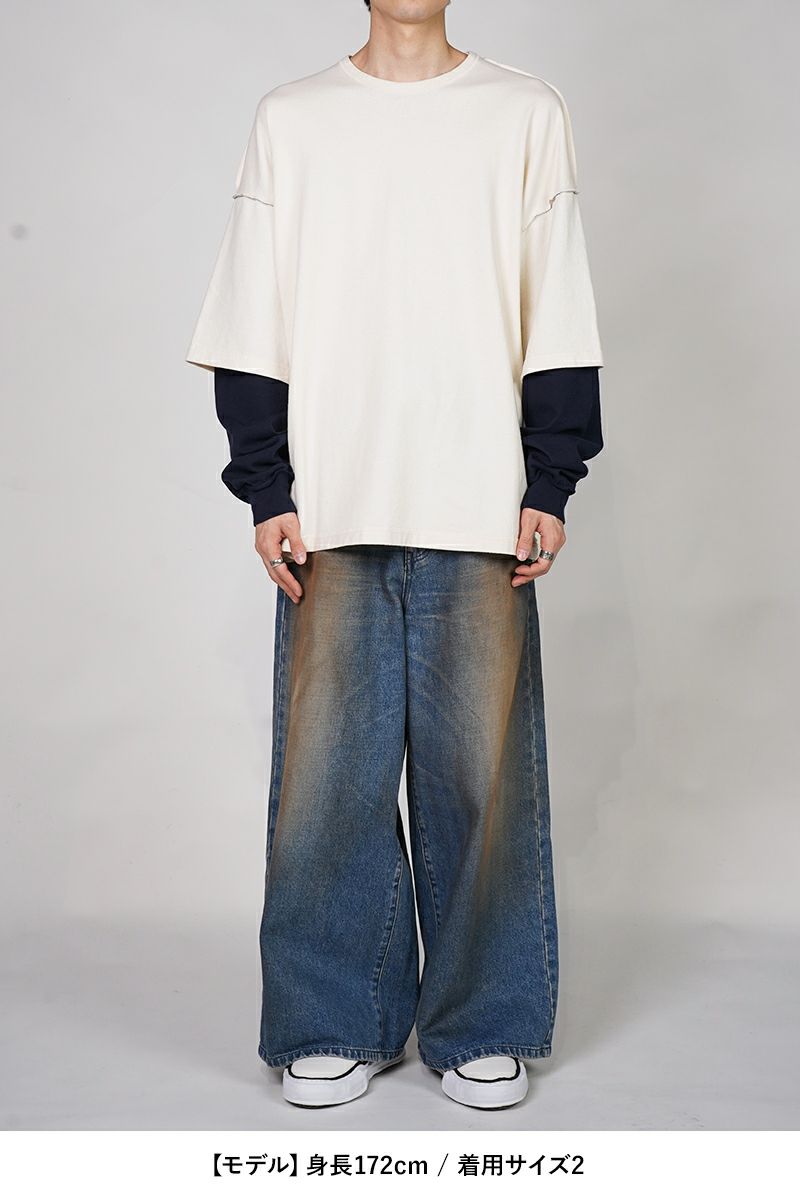 refomed(リフォメッド)REVERSIBLE L/S TEE リバーシブル長袖Tシャツ RECU-034 -6