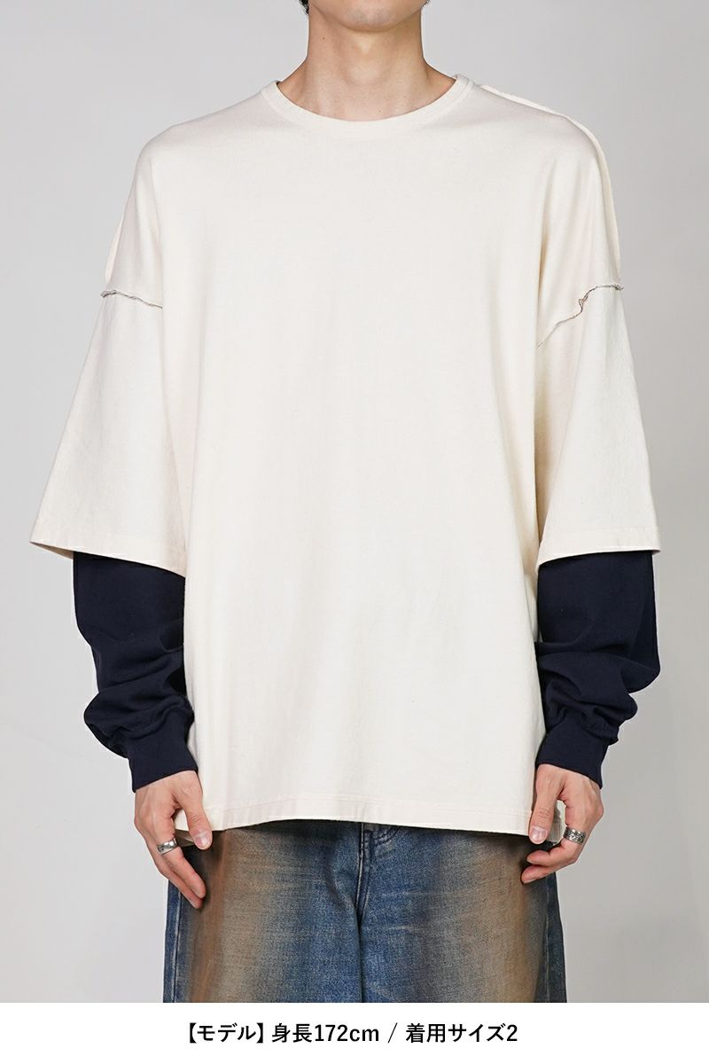 refomed(リフォメッド)REVERSIBLE L/S TEE リバーシブル長袖Tシャツ RECU-034 -8