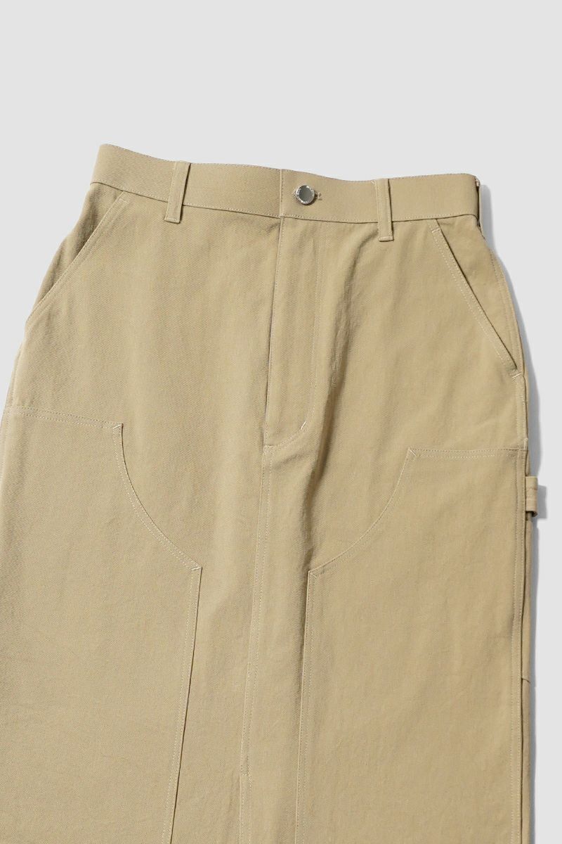 JANE SMITH(ジェーンスミス)COTTON CHINO CLOTH DOUBLE KNEE SKIRT コットンチノクロスダブルに―スカート 25SSK-#705L -16