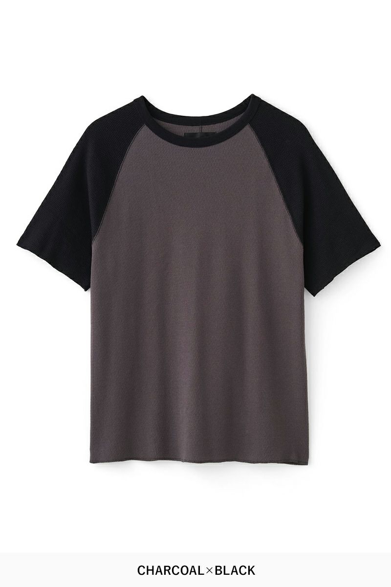 JUHA(ユハ)RAGLAN SLEEVE THERMAL SS ラグランスリーブ半袖サーマル 10210604 -11