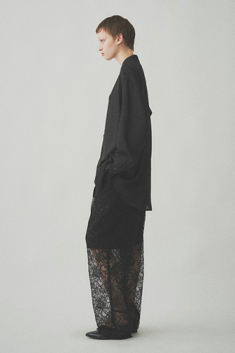 JUHA(ユハ)SHEER SHARKSKIN LS SHIRT シアーシャークスキン長袖シャツ 10210702-3 -2