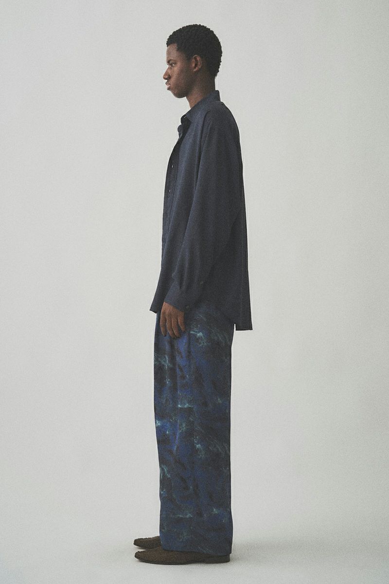 JUHA(ユハ)SHEER SHARKSKIN LS SHIRT シアーシャークスキン長袖シャツ 10210702-3 -5