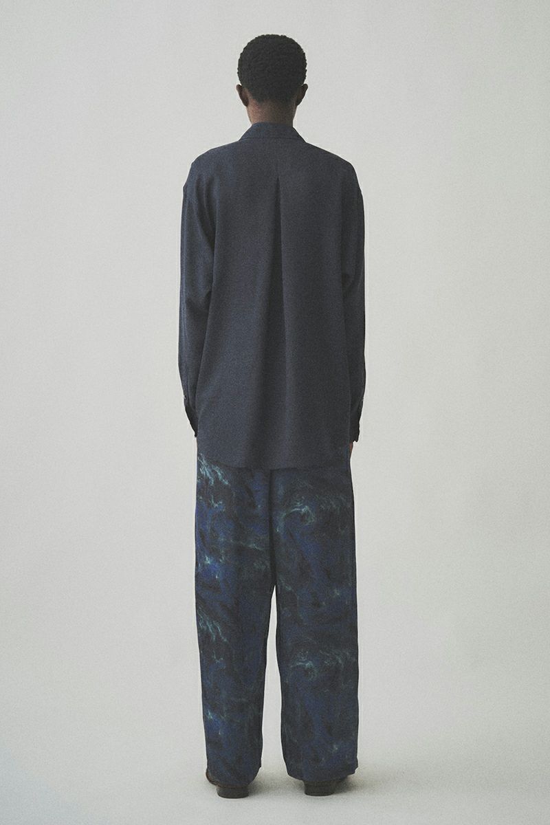 JUHA(ユハ)SHEER SHARKSKIN LS SHIRT シアーシャークスキン長袖シャツ 10210702-3 -6