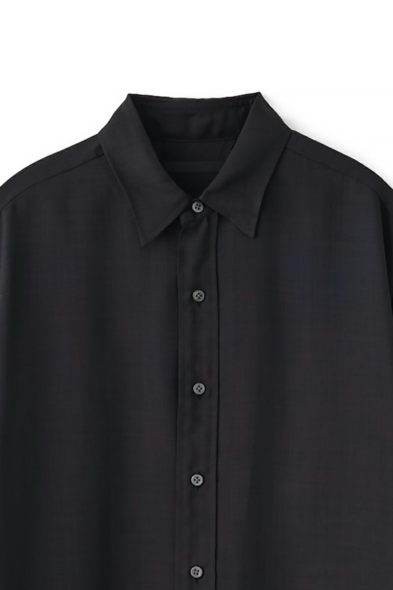 JUHA(ユハ)SHEER SHARKSKIN LS SHIRT シアーシャークスキン長袖シャツ 10210702-3 -9