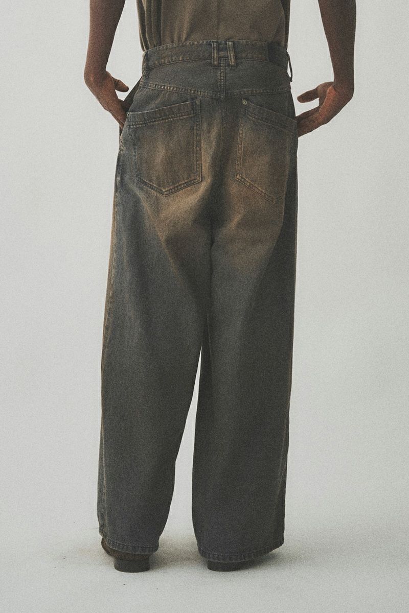 【JUHA】　RUST WIDE DENIM PANTS JUHA(ユハ) | グラフペーパー,フレッシュサービス,サロモン