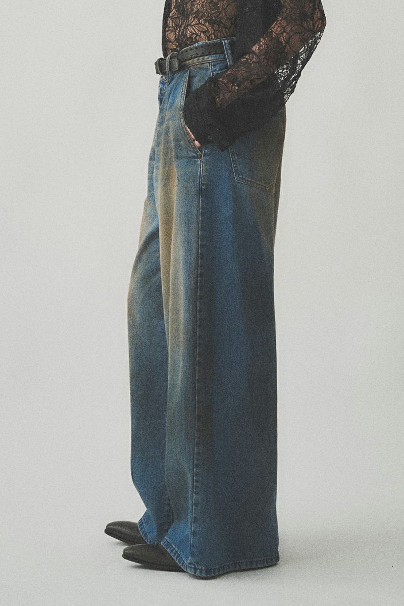 JUHA(ユハ)RUST WIDE DENIM PANTS ラストワイドデニムパンツ 10210801-1 -7
