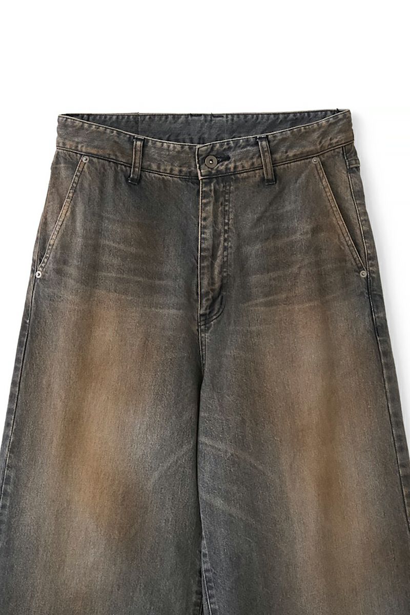 JUHA(ユハ)RUST WIDE DENIM PANTS ラストワイドデニムパンツ 10210801-1 -11