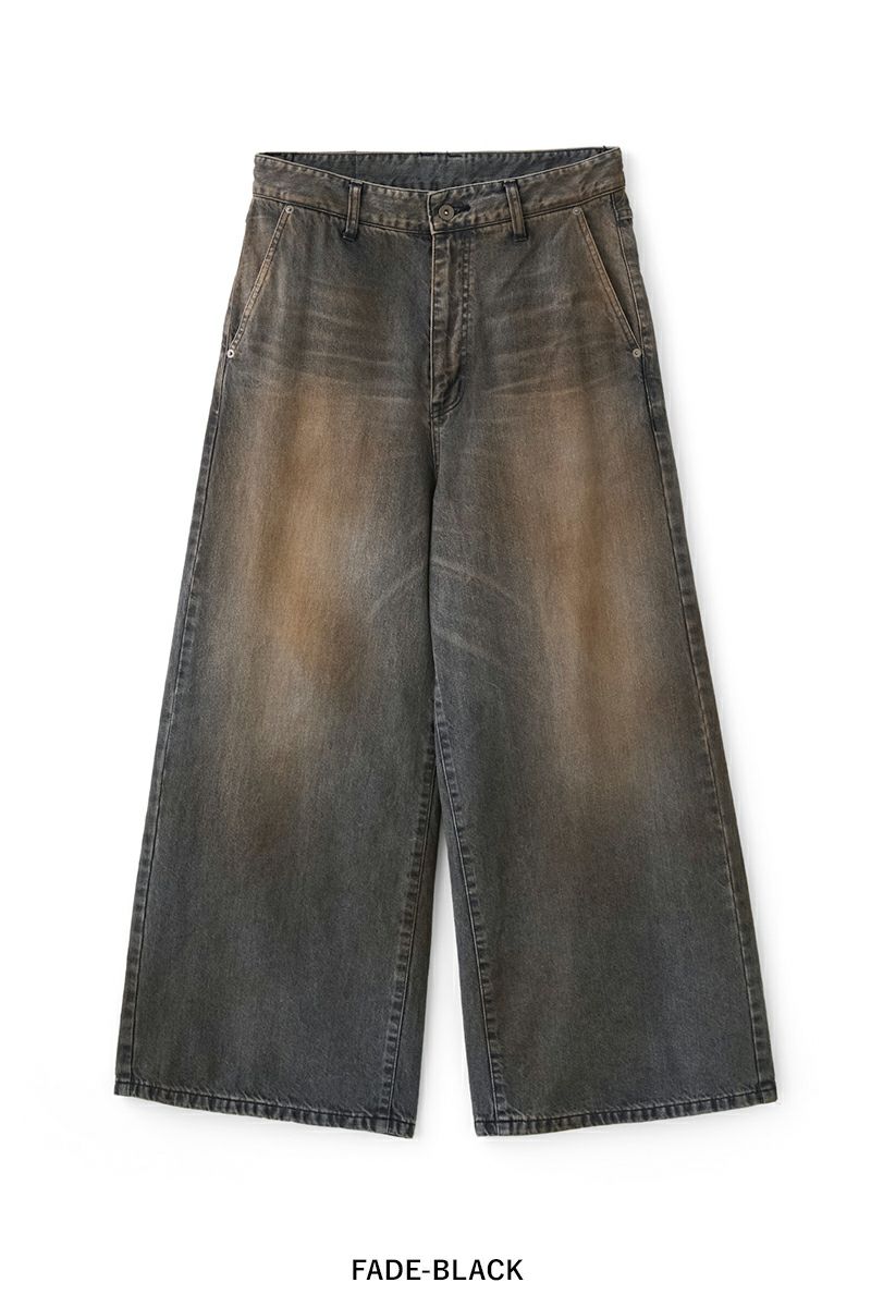 JUHA(ユハ)RUST WIDE DENIM PANTS ラストワイドデニムパンツ 10210801-1 -15