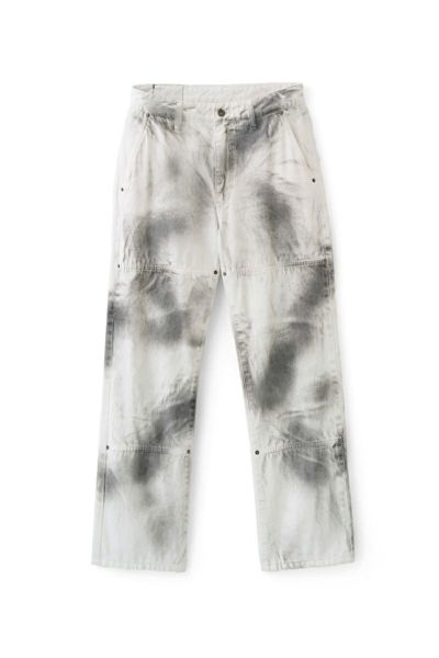 JUHA(ユハ)SPRAY WIDE DENIM PANTS スプレイワイドデニムパンツ 102100801-2