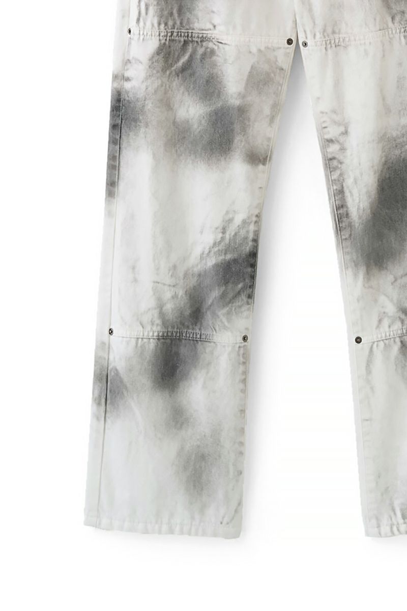 JUHA(ユハ)SPRAY WIDE DENIM PANTS スプレイワイドデニムパンツ 102100801-2 -9