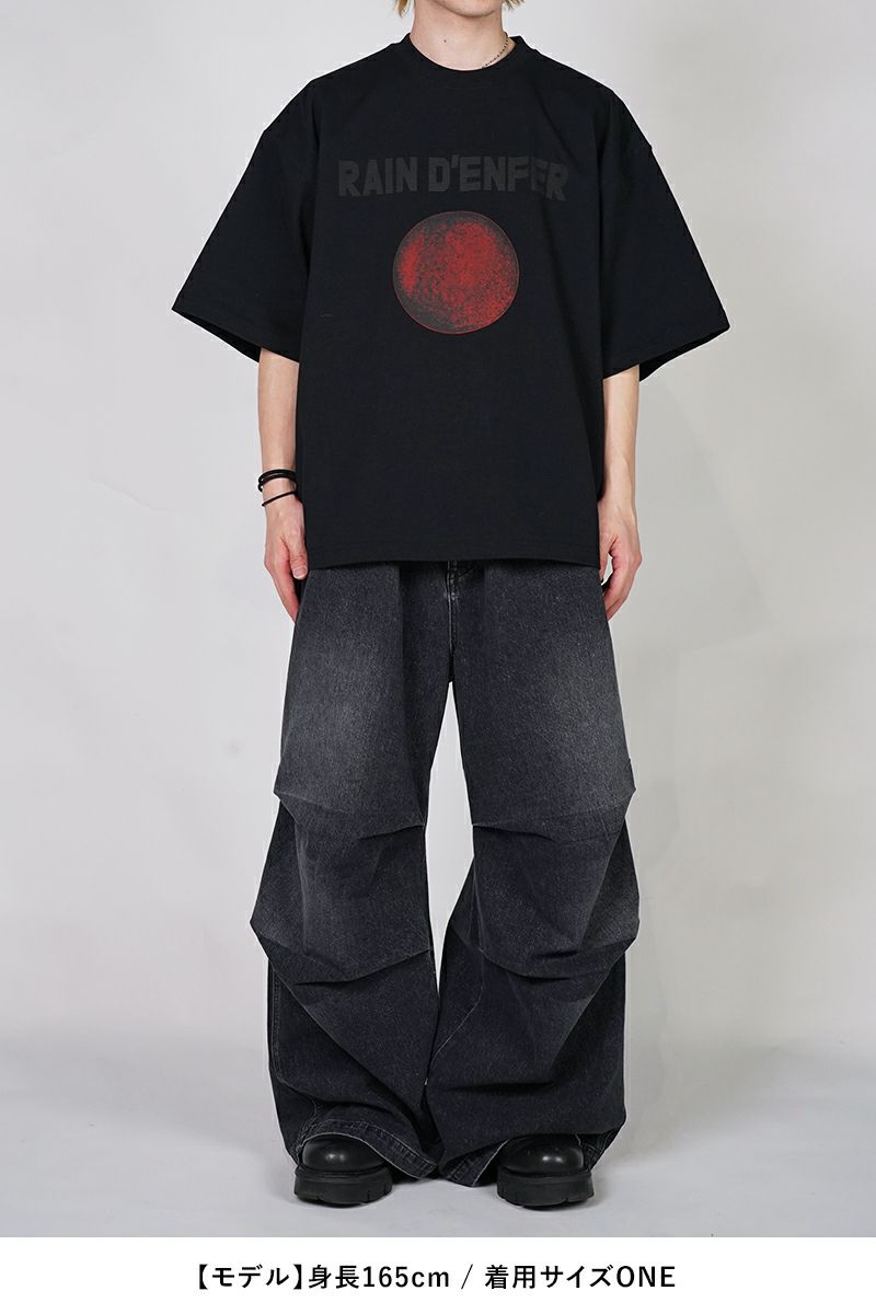 JieDa(ジエダ)PLANET BIG PRINT TEE プラネットビッグプリントTシャツ Jie-25S-CT14-A -4