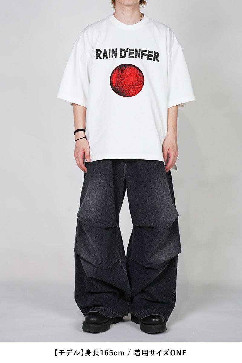 JieDa(ジエダ)PLANET BIG PRINT TEE プラネットビッグプリントTシャツ Jie-25S-CT14-A -6