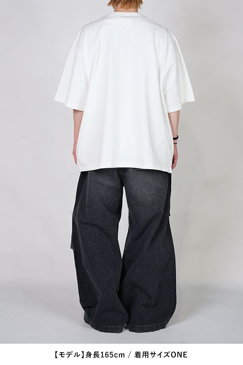 JieDa(ジエダ)PLANET BIG PRINT TEE プラネットビッグプリントTシャツ Jie-25S-CT14-A -7