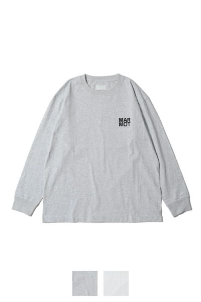 MARMOT(マーモット キャピタル)LOGO LS ロゴプリント長袖Tシャツ 25SS-L1-02-LG