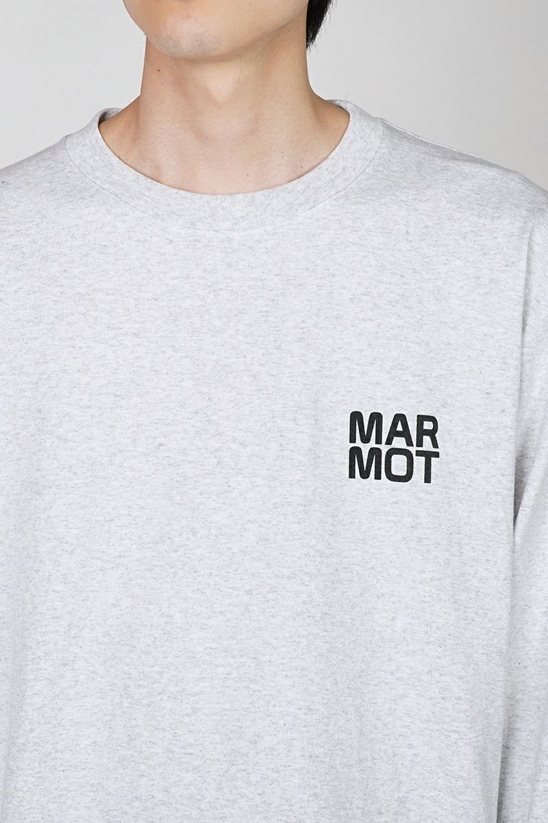 MARMOT(マーモット キャピタル)LOGO LS ロゴプリント長袖Tシャツ 25SS-L1-02-LG -2
