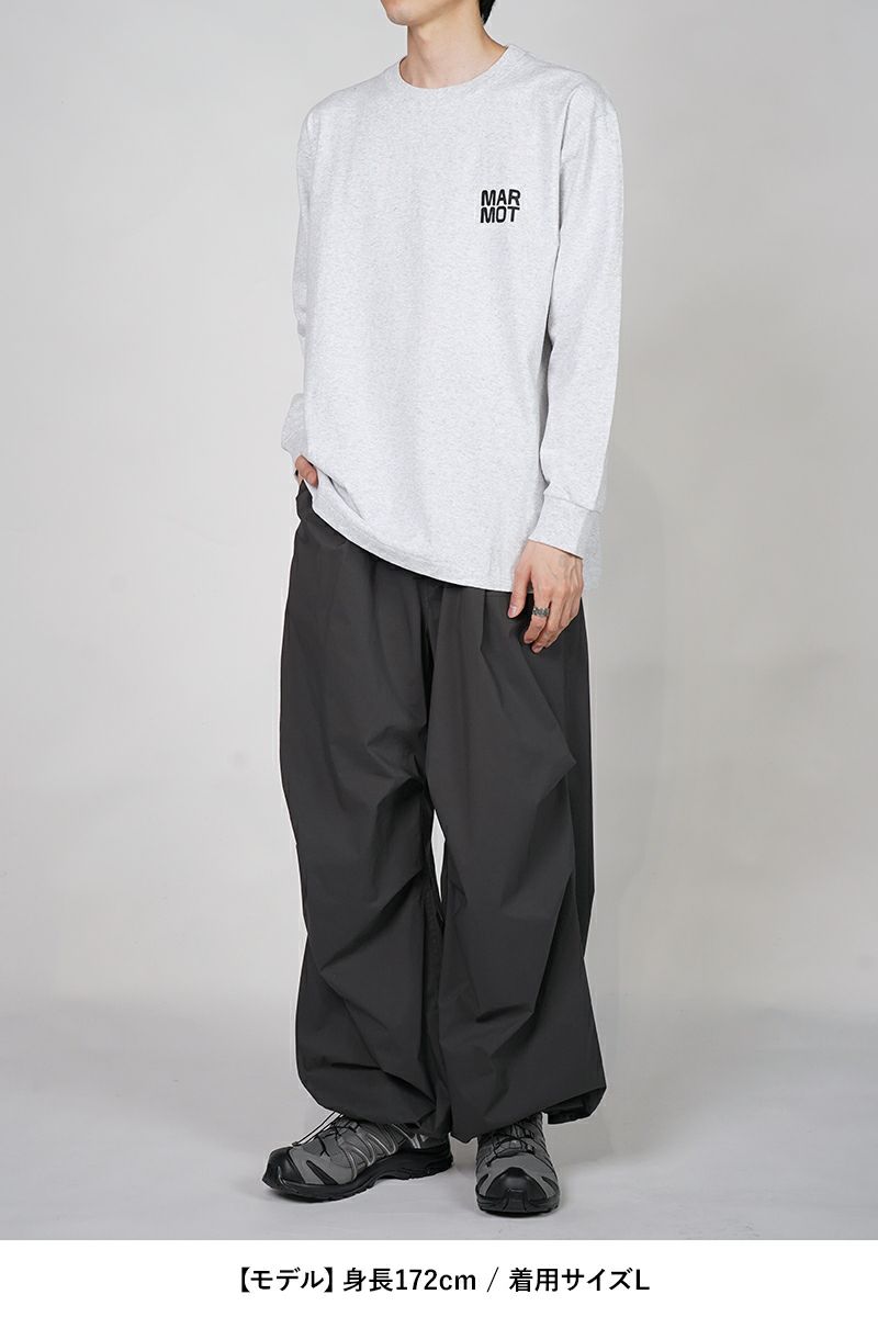 MARMOT(マーモット キャピタル)LOGO LS ロゴプリント長袖Tシャツ 25SS-L1-02-LG -4