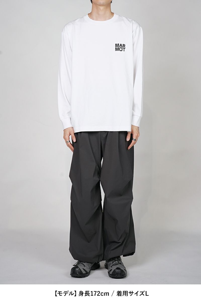 MARMOT(マーモット キャピタル)LOGO LS ロゴプリント長袖Tシャツ 25SS-L1-02-LG -6